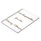 Der Power im Inneren: Energie ist wichtig Notizblock (Linke Seite)