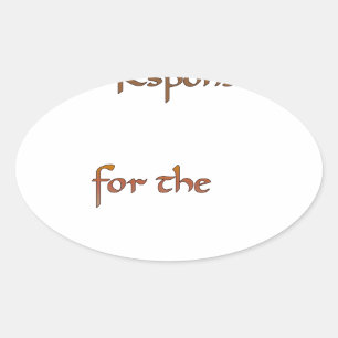 Der Power im Inneren: Energie ist wichtig Ovaler Aufkleber