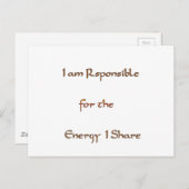 Der Power im Inneren: Energie ist wichtig Postkarte (Vorne/Hinten)