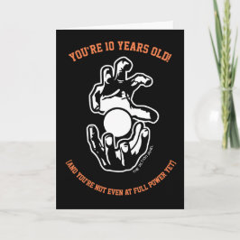 Der Power innerhalb der Geburtstagskarte Karte