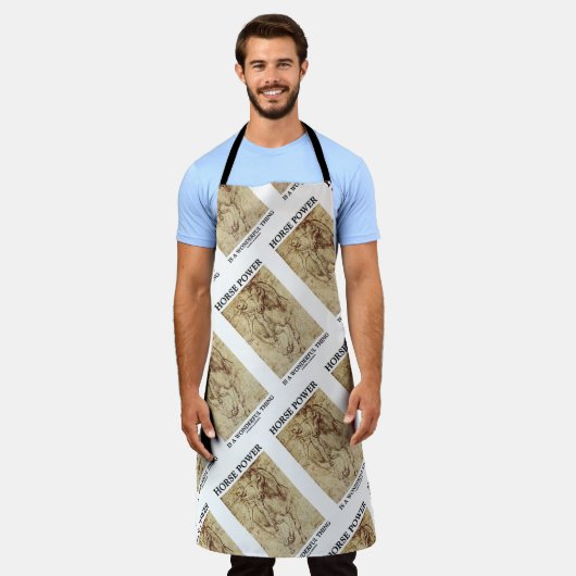 Der Power ist ein wunderschönes Stück Leonardo da Schürze (Getragen)