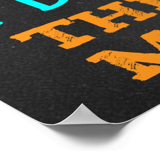 DER POWER NOCH! Klassenposter Poster (Ecke)