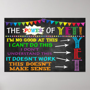 DER POWER NOCH! Klassenposter Poster