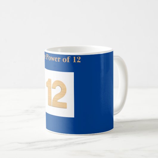Der Power von 12 Kaffeetasse (VorderseiteRechts)