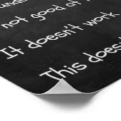 Der Power von dennoch Klassenwachstum Mindset Post Poster (Ecke)