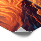 Der Power von Feuer und Eis Poster (Ecke)