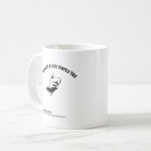 Der Power von Logik zwingt Sie! Kaffeetasse (Vorderseite Links)