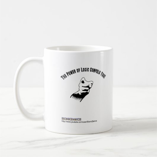 Der Power von Logik zwingt Sie! Kaffeetasse (Links)