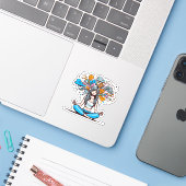 DER POWER VON NUN AUFKLEBER (Laptop mit iPhone)