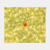 Der Power von Petalen Fleecedecke (Vorderseite (Horizontal))