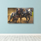 Der Power von zwei Leinwanddruck (Insitu (Holzboden))