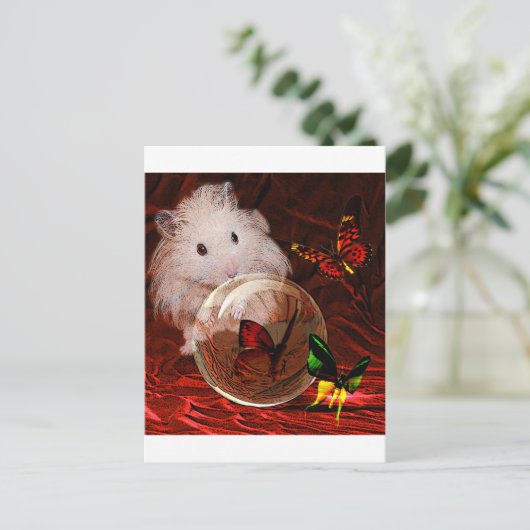 DER PRAKTIKUM POSTKARTE (Stehend Vorderseite)