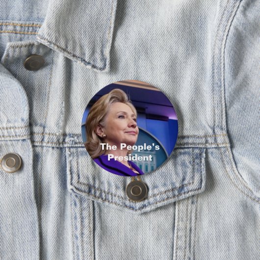 Der Präsident der Leute: Hillary 2016 Button (Beispiel)