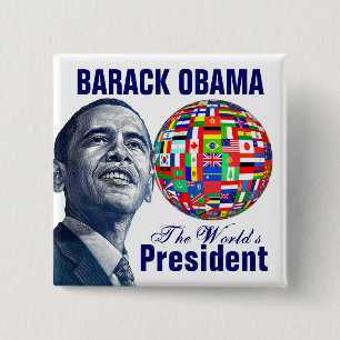 Der Präsident der Welt Button