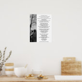 Der Präsident von Roy Lee Poster Poem von sunbecke (Küche)