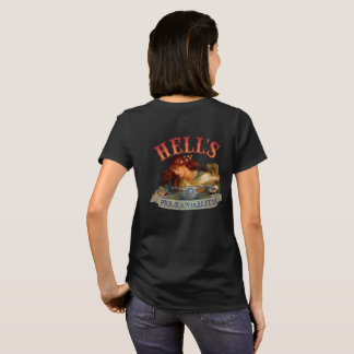 Der Pre-Raphaeliterückseiten-Entwurf der Hölle T-Shirt