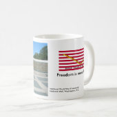 Der Preis der Freiheit Kaffeetasse (VorderseiteRechts)