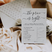 Der Preis ist das richtige Baby Duschspiel. Einladung