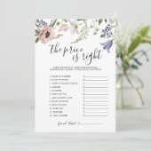 Der Preis ist die richtige Kinderspielkarte Einladung (Stehend Vorderseite)