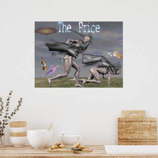 Der Preis Poster (Küche)