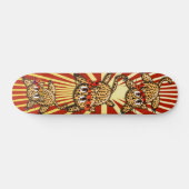 Der Pride Samurai Kittys der Leopard Skateboard (Horizontal)