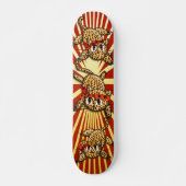 Der Pride Samurai Kittys der Leopard Skateboard (Vorne)