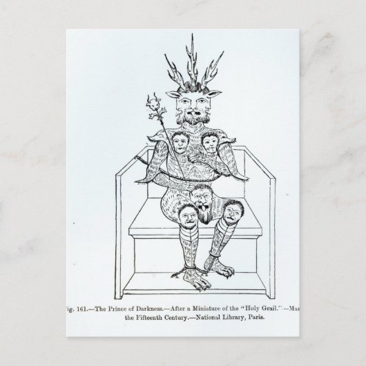 Der Prinz der Finsternis Postkarte (Vorderseite)