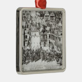 Der Prinz der Orange Silbernes Ornament (Rechts)