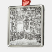 Der Prinz der Orange Silbernes Ornament (Links)
