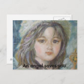 Der Prinz des Engels, Ein Engel rette dir. Postkarte (Vorne/Hinten)