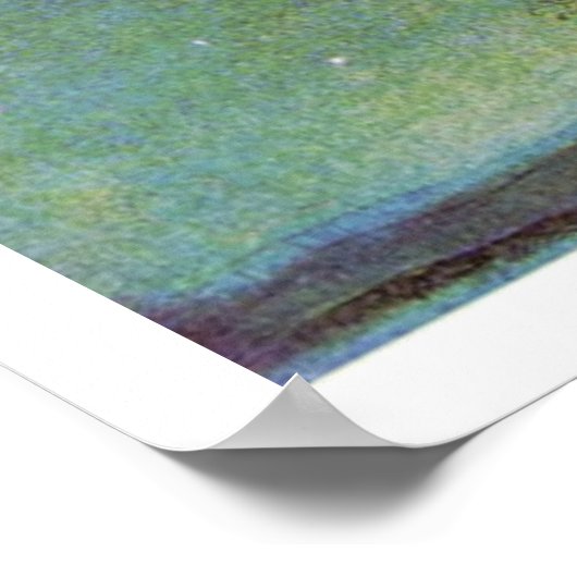 Der Prinz fährt im Mondschein von John Bauer Poster (Ecke)