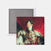 Der Prinz Regent, später George IV 2 Magnet (Vorderseite/Rückseite)