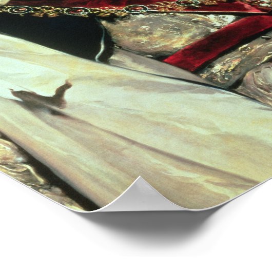 Der Prinz Regent, später George IV 2 Poster (Ecke)