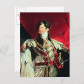 Der Prinz Regent, später George IV 2 Postkarte (Vorne/Hinten)