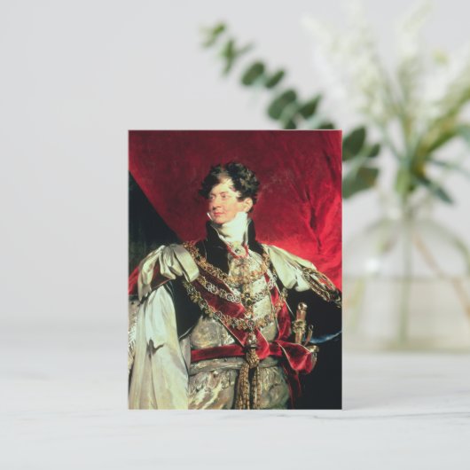 Der Prinz Regent, später George IV 2 Postkarte (Stehend Vorderseite)