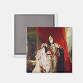 Der Prinz Regent, später George IV Magnet (Vorderseite/Rückseite)