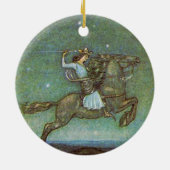 Der Prinz Rides im Mondschein durch John Bauer Keramikornament (Hinten)