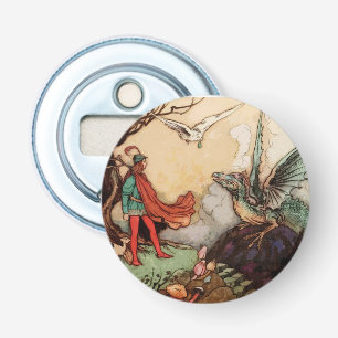 Der Prinz und das Dragon Bottle Opener Magnet Flaschenöffner