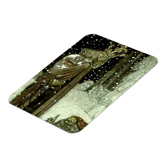 "Der Prinz und das Tomten" von John Bauer Magnet (Linke Seite)