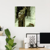 "Der Prinz und das Tomten" von John Bauer Poster (Heimbüro)