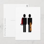 Der Prinz und der Pauper Postkarte (Vorne/Hinten)