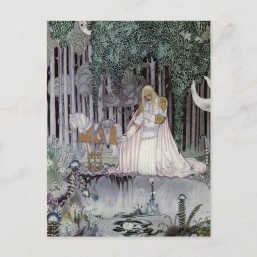 Der Prinz und der Pool Postkarte (Vorderseite)