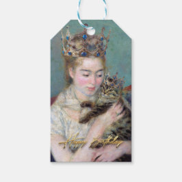 Der Prinz und ich freuen uns auf den Geburtstag Geschenkanhänger