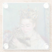 Der Prinz und ich Glasuntersetzer (Rückseite)