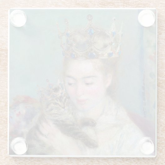 Der Prinz und ich Glasuntersetzer (Rückseite)