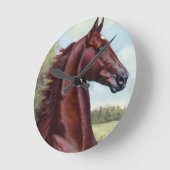 Der Prinz (WC Handelsprinz durch JNS schöne Kunst Runde Wanduhr (Winkel)