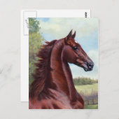 Der Prinz (WC-Kaufmann Prince von JNS Fine Art Postkarte (Vorne/Hinten)