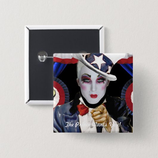 Der Prinz Will dir! Button (Vorne & Hinten)