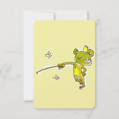 Der Prinzfrosch Dankeskarte (Vorderseite)