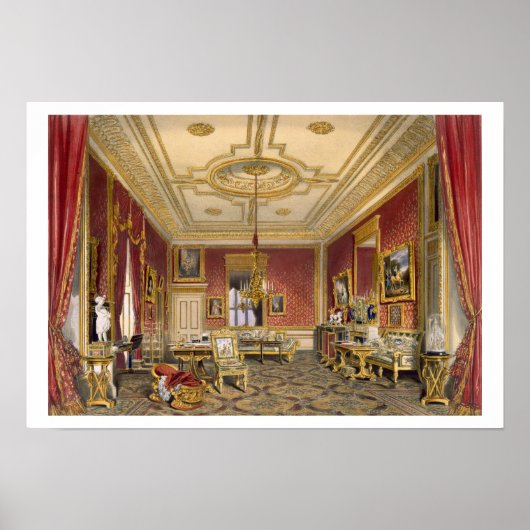 Der private Saal der Königin, das Schloss Windsor, Poster (Vorne)
